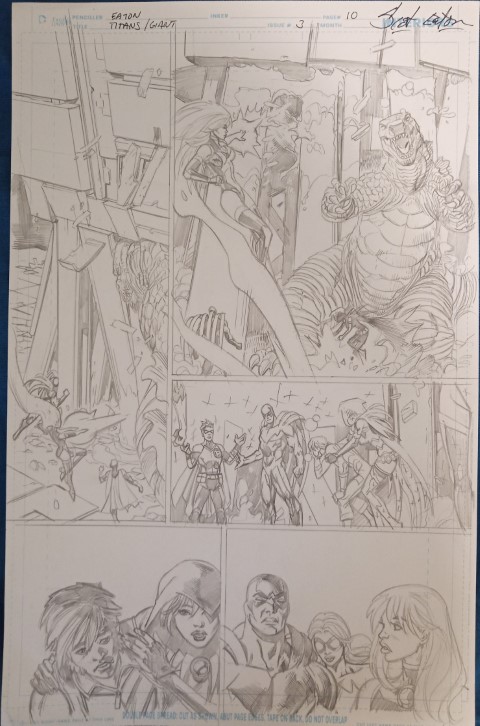 Giant Titans Issue 3 Page 10 by Scot Eaton